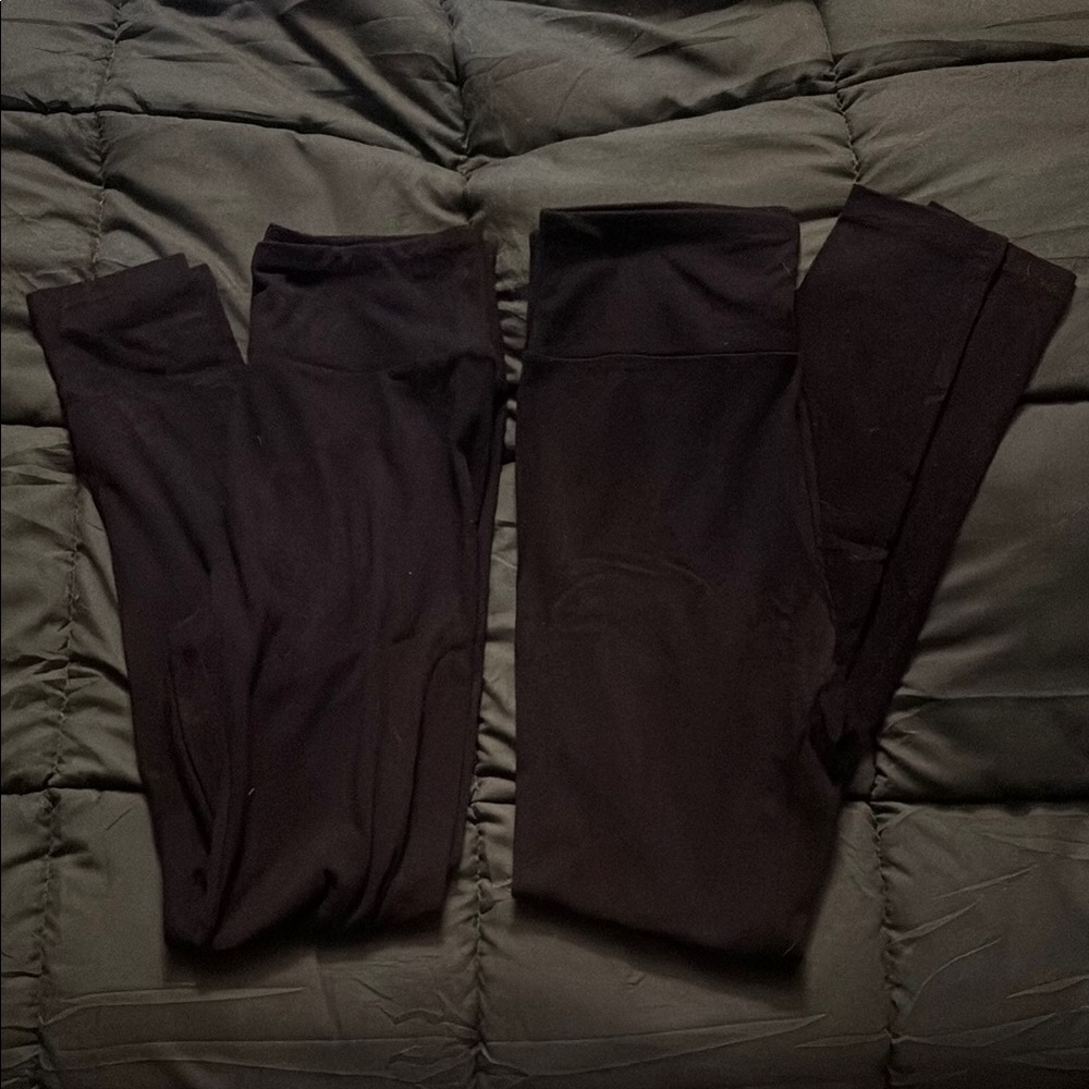 2 Pairs of Black Leggings